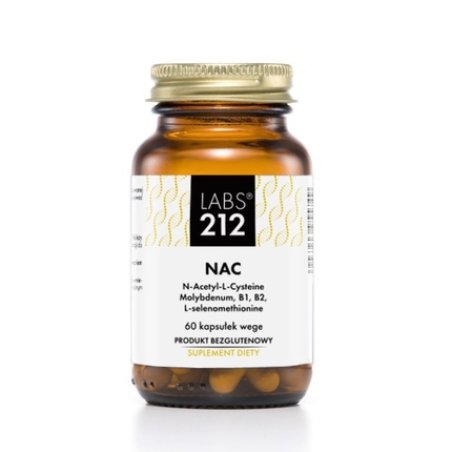 Labs212 N-Acetyl-L-Cysteine 300 Mg Dietary Supplement 60 Capsules