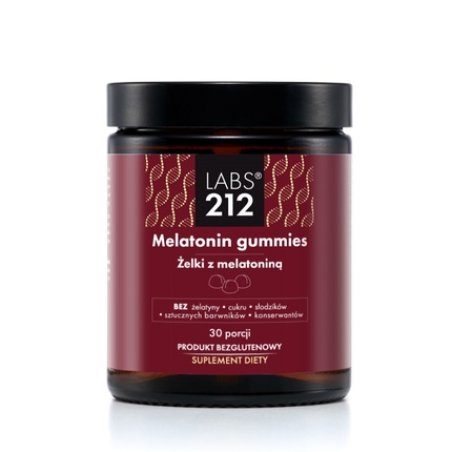 Labs212 Melatonin Gummies Dietary Supplement 30 Pieces