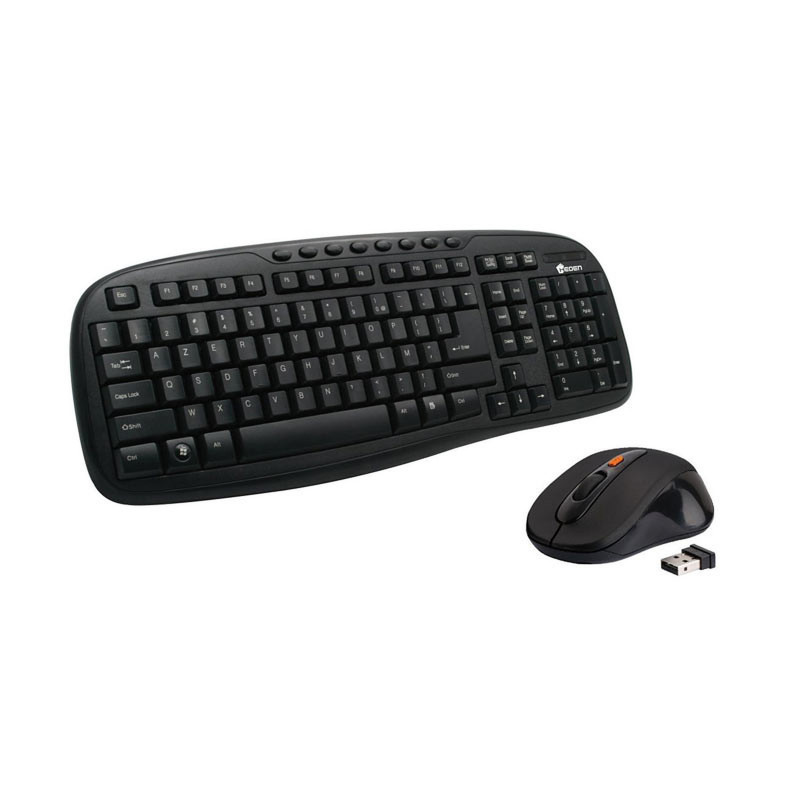 Kit Clavier multimedia et souris sans fil (AZERTY Français)