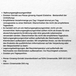 Korean Ginseng Forte for Memory, Concentration, Immunity, and Vitality