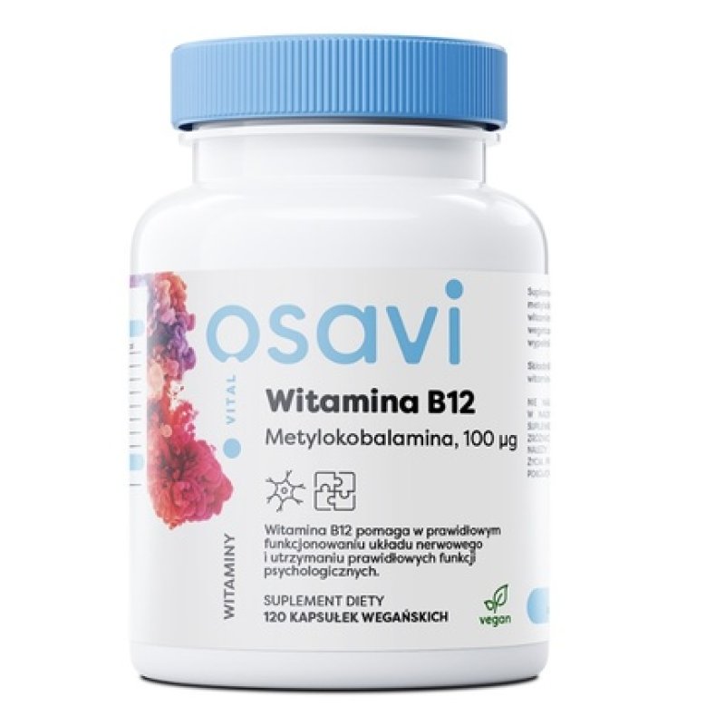 Osavivital Vitamin B12 Dietary Supplement 120 Capsules