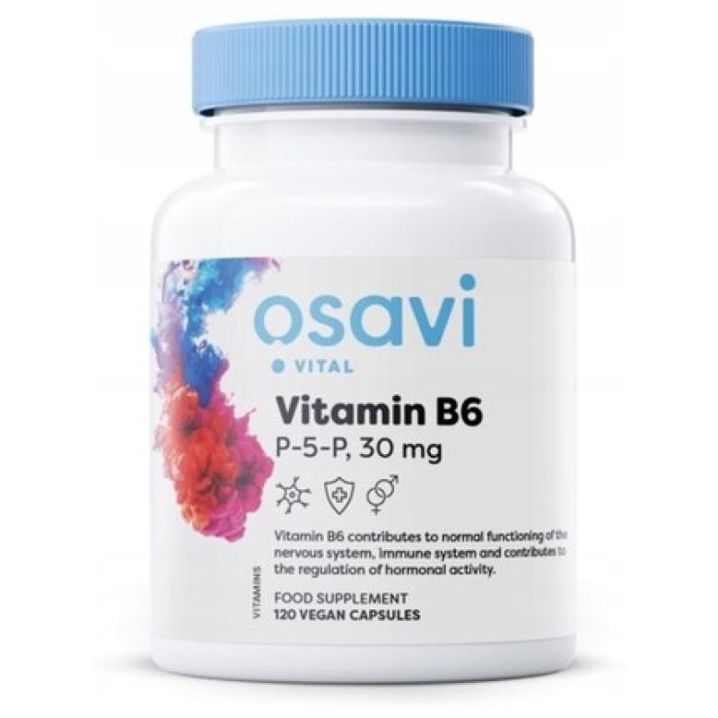 Vitamin B6 P-5-P 30mg 120 Vegan Capsules