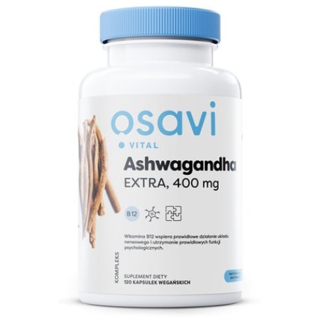 Ashwagandha Extra 400mg - 120 Vegan Capsules