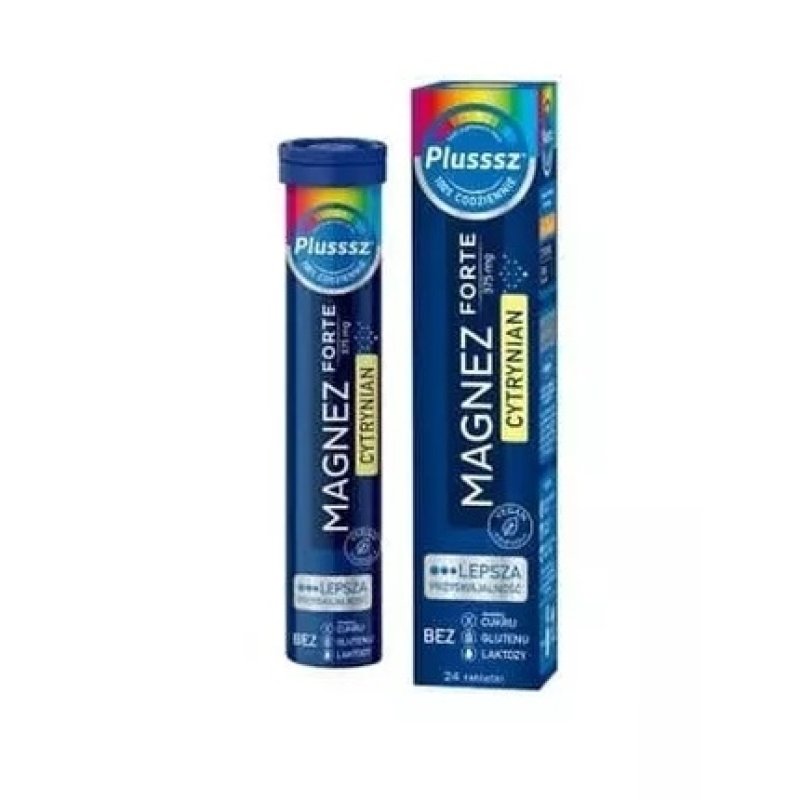 Plusssz Magnesium Forte Citrate, 24 Effervescent Tablets