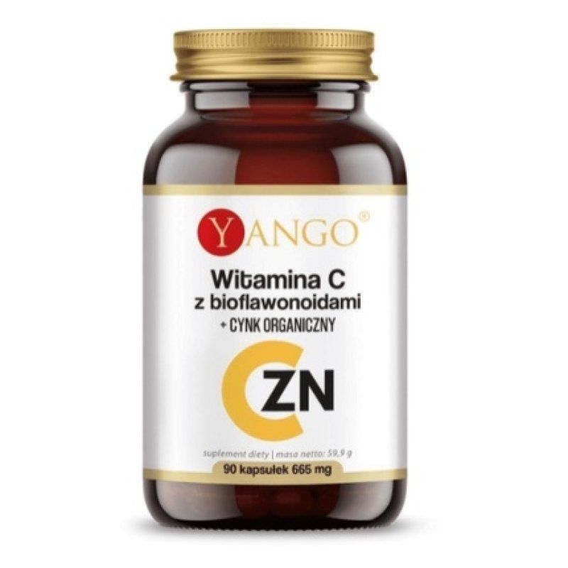 Yango Vitamin C With Bioflavonoids And Organic Zinc, 90 Capsules - Long Term Support