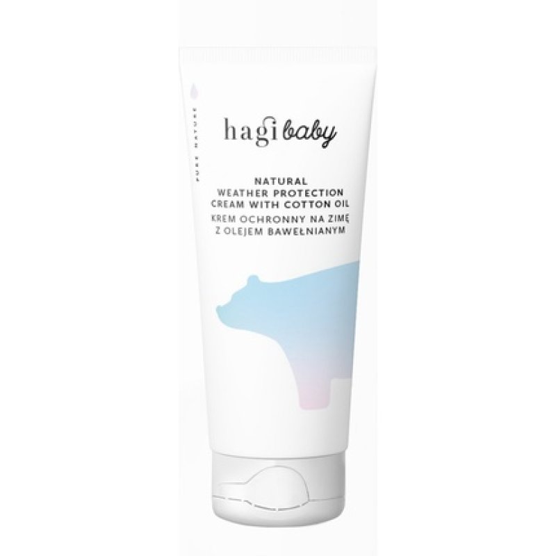 Hagibaby Natural Protective Cream For Winter With Cotton Oil 50ml