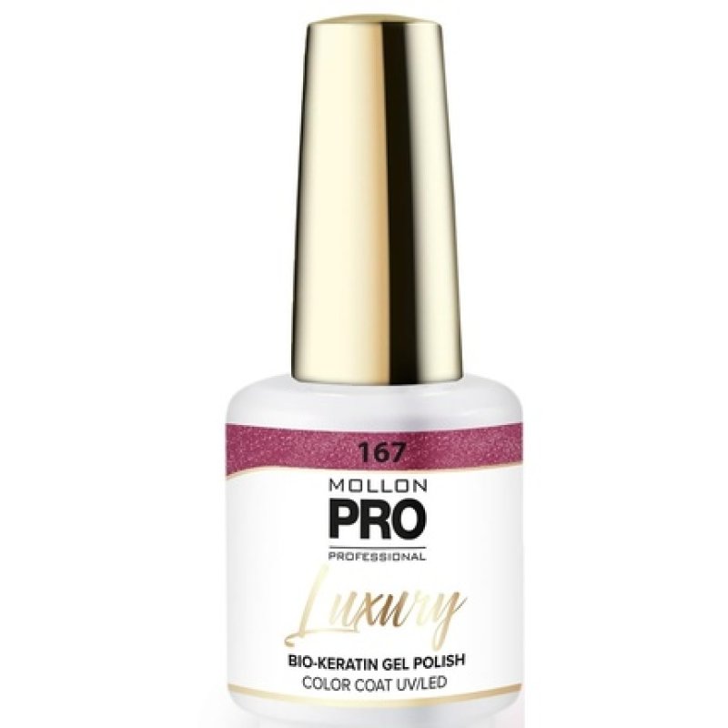Luxury Nail Polish Semi-Permanent No. 162 Glamour Beige Mollon Pro 8ml