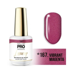 Mollon Pro Mol Luxury 167 Vibrant Magenta - Semi-Permanent Nail Polish