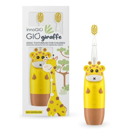 innoGIO GIOGiraffe Sonic Toothbrush Yellow 1 pc