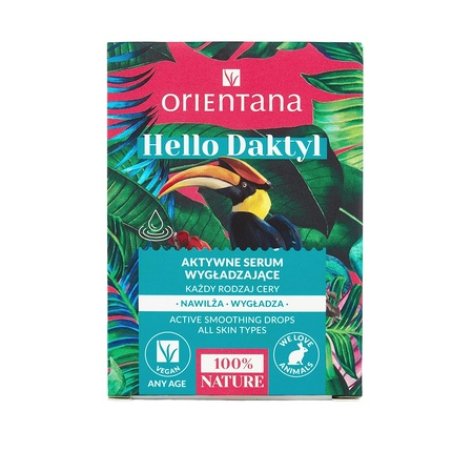 Orientana Smoothing Face Serum Hello Dactyl Date Extract Natural Vegan Lightweight Milky Emulsion Reduces Wrinkles &