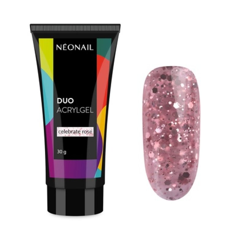 Neonail Duo Acrylgel Celebrate Rose Polygel for Gel Nails