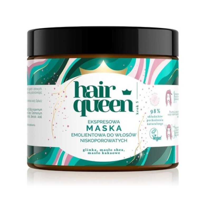 Hair Queen Express Emollient Mask For Low Porosity Hair 400ml