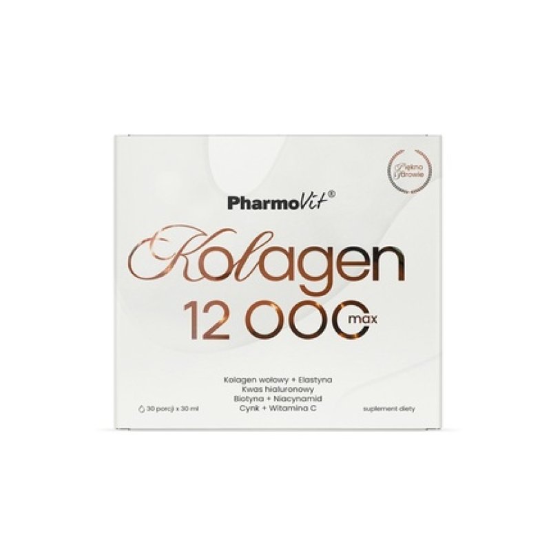 Pharmovit Collagen 12000mg Max Dietary Supplement - 30 X 30ml