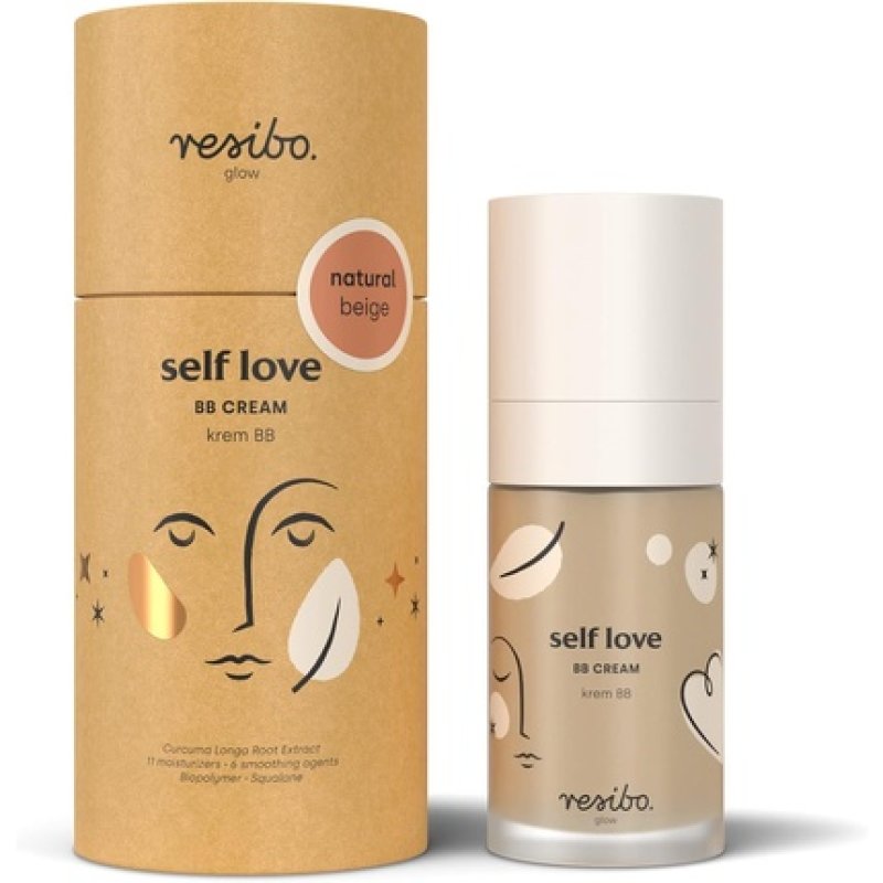 Resibo Natural Tinted Day Cream Self Love Face Cream BB Cream Moisturising Pimple Remover Make Up Foundation Concealer