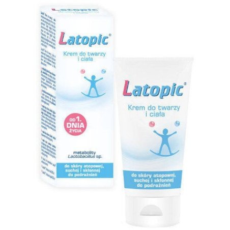LATOPIC Cream for Face and Body Emollient for Atopic Dry Skin 75ml