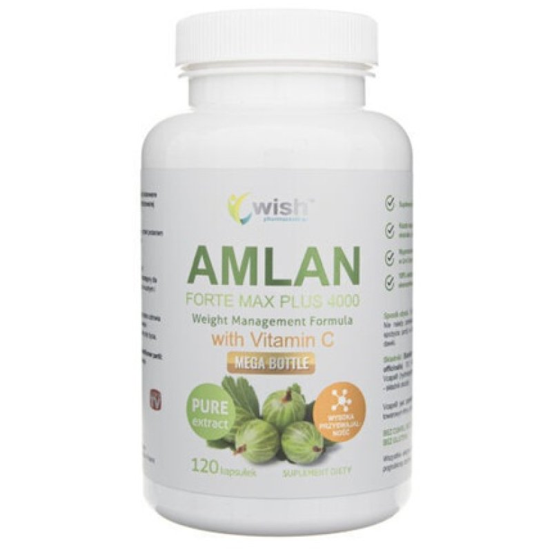Wish Pharmaceutical Wish Amlan Forte 4000mg 120 Capsules