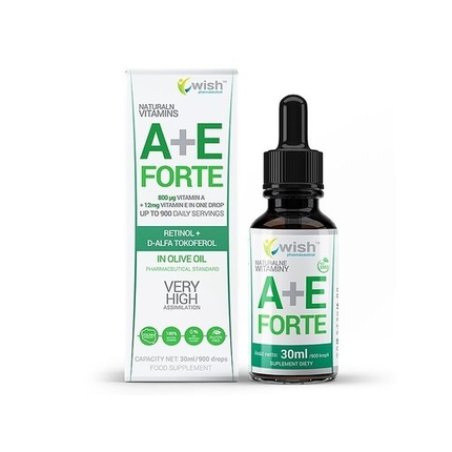 Wish Natural Vitamin A E Forte Drops 30ml