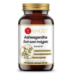 Yango Ashwagandha Indian Ginseng Extract 10:1 Dietary Supplement 90 Capsules
