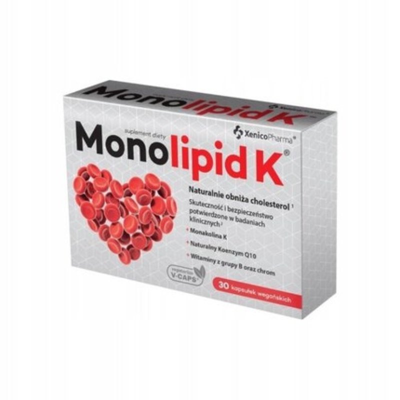 Monolipid K Cholesterol HDL Q10 30/60/90 Capsules
