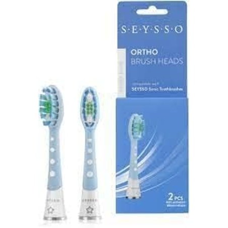SEYSSO Oxygen Ortho Replacement Brushes for Orthodontic Braces Precise Oral Hygiene Compatible with SEYSSO Sonic