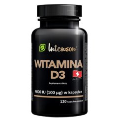 Intenson Vitamin D3 4000 Iu Dietary Supplement - 120 Capsules