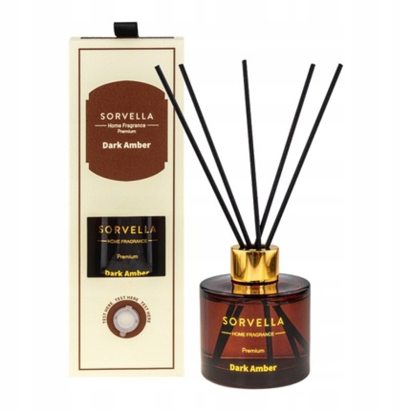 Sorvella Home Diffuser Fragrance Sticks Dark Amber 120ml