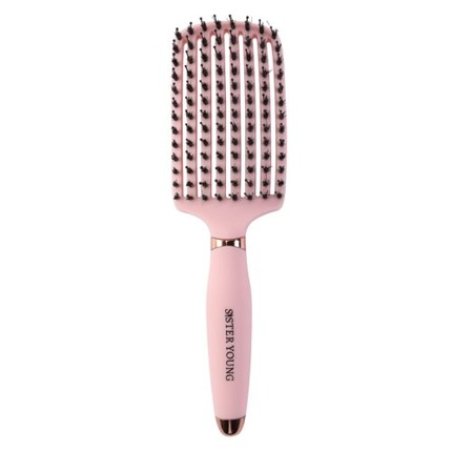 SISTER YOUNG Hair Comb Brush OVIA PINK BV - PNK1032 BV