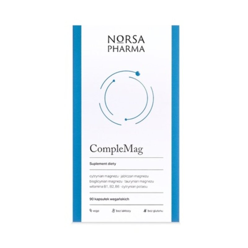 Norsa Pharma Complemag Dietary Supplement 90 Capsules