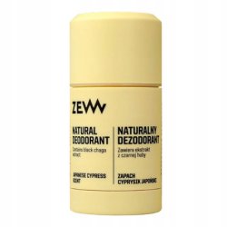 Zew For Men Natural Deodorant Stick Japanese Cypress And Bergamot 80g