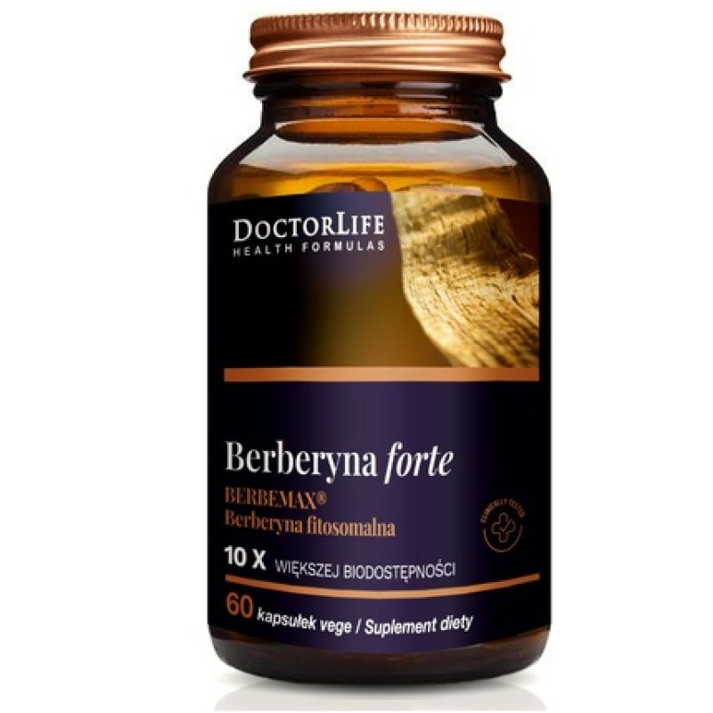 Doctor Life Berberine Forte Dietary Supplement 60 Capsules