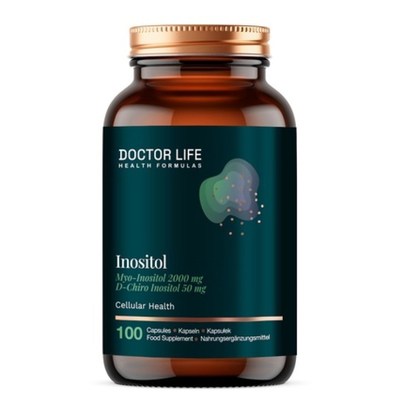 Doctor Life Inositol With Myo-Inositol And D-Chiro Inositol Dietary Supplement 100 Capsules