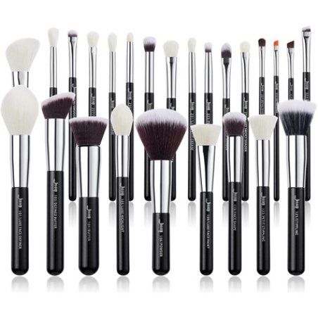 Jessup Brand 25pcs Professional Makeup Brush Set for Beauty and Cosmetic Foundation