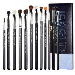 Jessup Pro Eyeshadow Brush Set Of Twelve Makeup Brushes T339