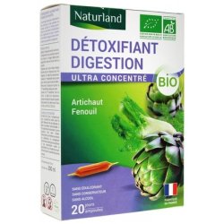 Naturland Detoxifying Digestion Organic Drinkable Vials 20 x 10ml