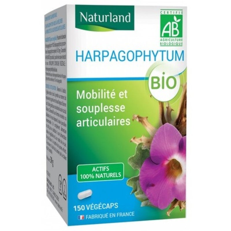 Naturland Harpagophytum Bio Organic Food Supplement 150 Vegecaps