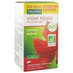 Naturland Red Organic Grapevine 150 Veggie Capsules