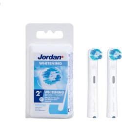 Jordan Replacement Toothbrush Head for Electric Toothbrush with Oscillation & Rotation Technology Whitening - Pack of 2
