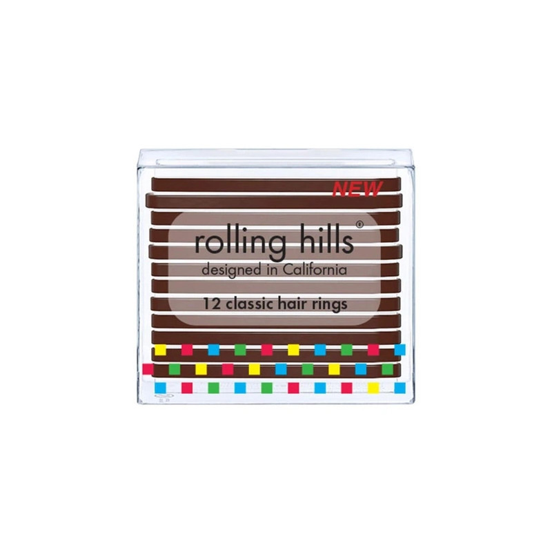 Rolling Hills Rolling Classic Hair Rings Brown