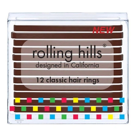 Rolling Hills Rolling Classic Hair Rings Brown