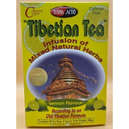 Tibetan Herbal Tea with Lemon Flavor Cleansing Body and Supporting Weight Loss Kosher