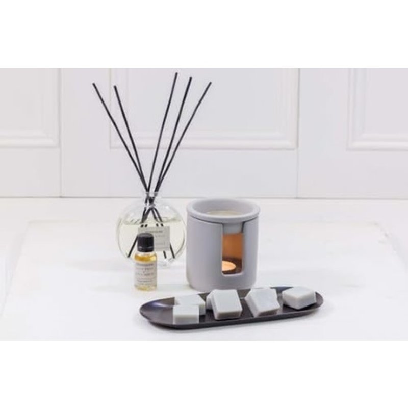 Modern Classics Ceramic Wax Melter Grey 90 x 100mm