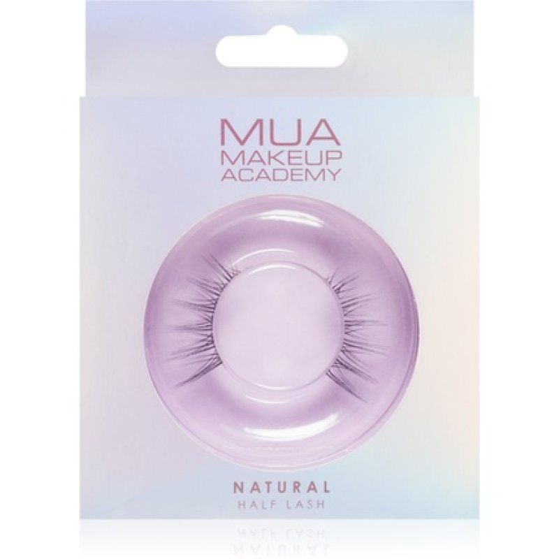 MUA Makeup Academy Half Lash Natural False Eyelashes - 2 lashes