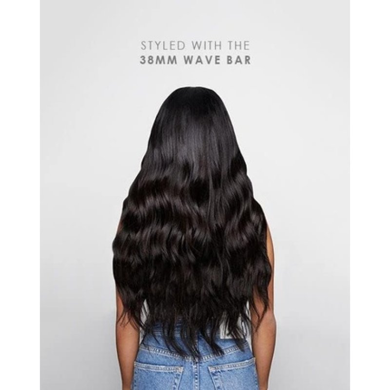 Beauty Works Flat Iron Wave Bar 38mm S-Shaped Mermaid Hair Flat Waves Curling Wand