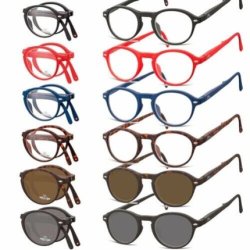 Foldable Reading Glasses Montana MR66 Spring Hinge Strengths 1.00 to 3.50