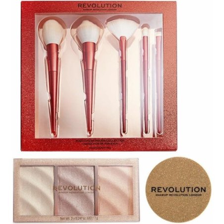 Revolution Makeup 3 Piece Highlighter Set