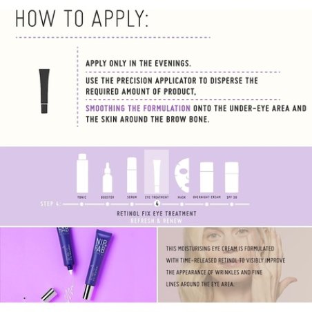 Nip Fab Retinol Fix Eye Treatment 0.1% Retinol Eye Cream 15ml