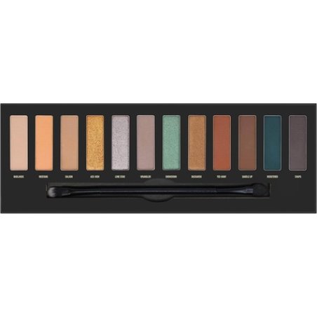 W7 Howdy Eyeshadow Palette 12 Warm Neutral Colours Flawless Long-Lasting Makeup