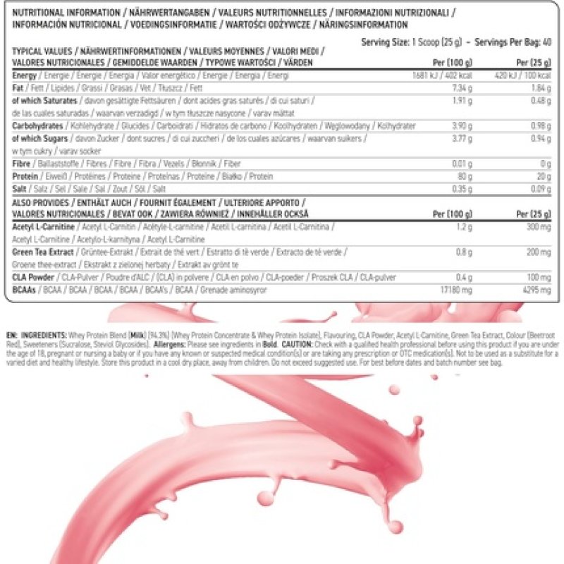 Applied Nutrition Diet Whey High Protein Powder Supplement Low Carb & Sugar