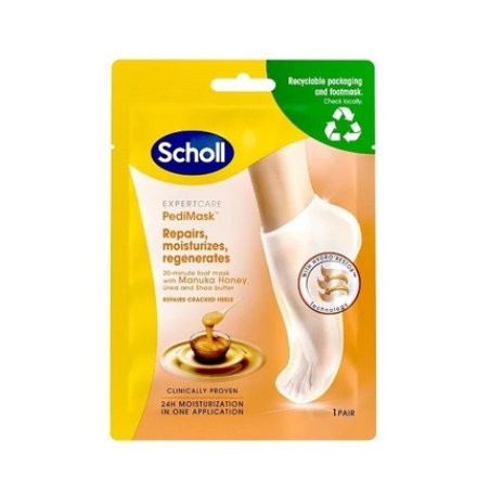 Moisturizing Foot Mask with Manuka Honey Expert Care PediMask (Foot Mask with Manuka Honey) 1 Pair
