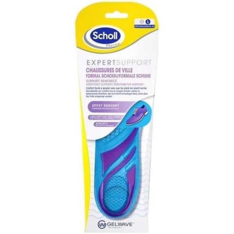 Scholl Expert Support Insoles for City Shoes - 1 Pair Size L